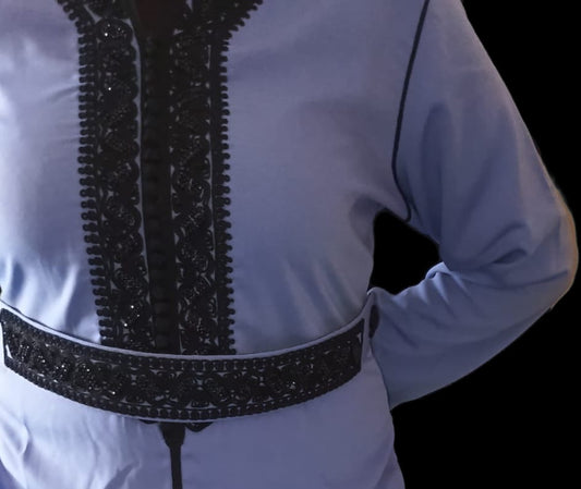 Caftan avec ceinture